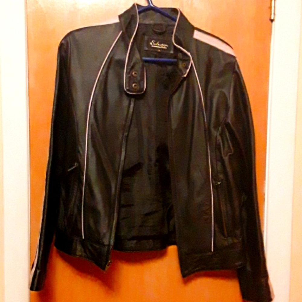 Seduction collection leather jacket